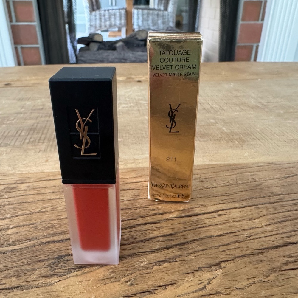 YSL Couture Velvet Cream Liquid Lipstick ~Chili Incitement (211) 💋 - Picture 6 of 10
